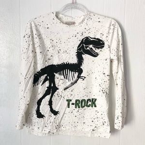 Zara Boys Graphic T-Rex Long Sleeve Tee